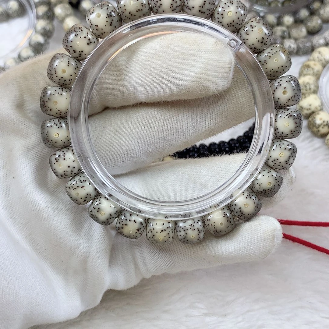 星月菩提手串10号灰冰糖10×9