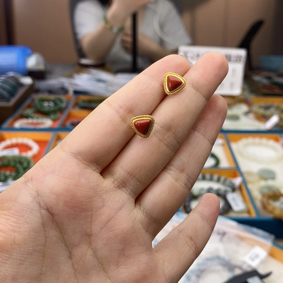 颈饰银S925镶嵌南红玛瑙w30