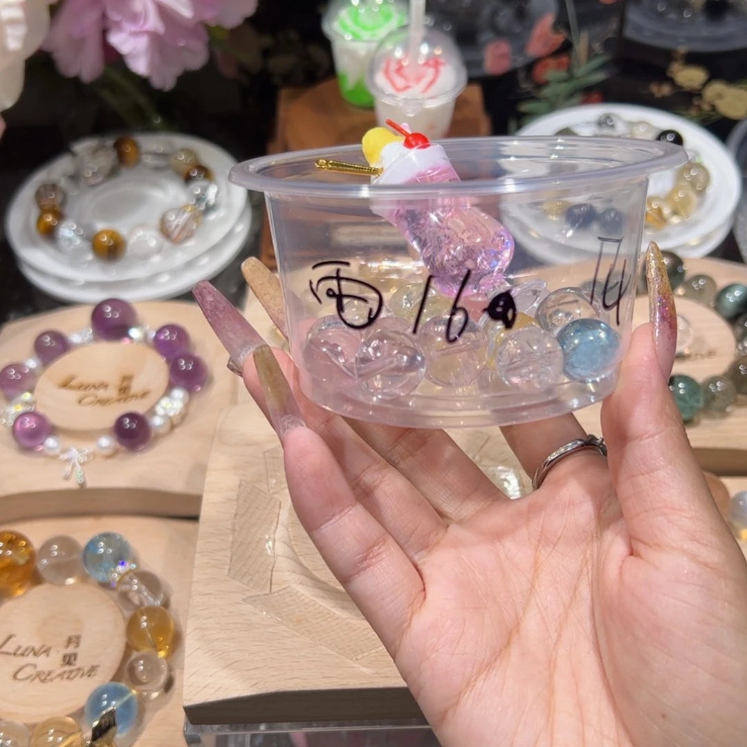 烟晶手链银S925镶嵌?*水晶