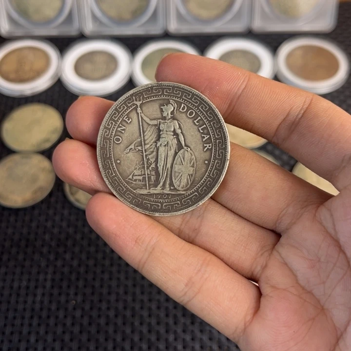 金属大头龙洋船洋工艺品