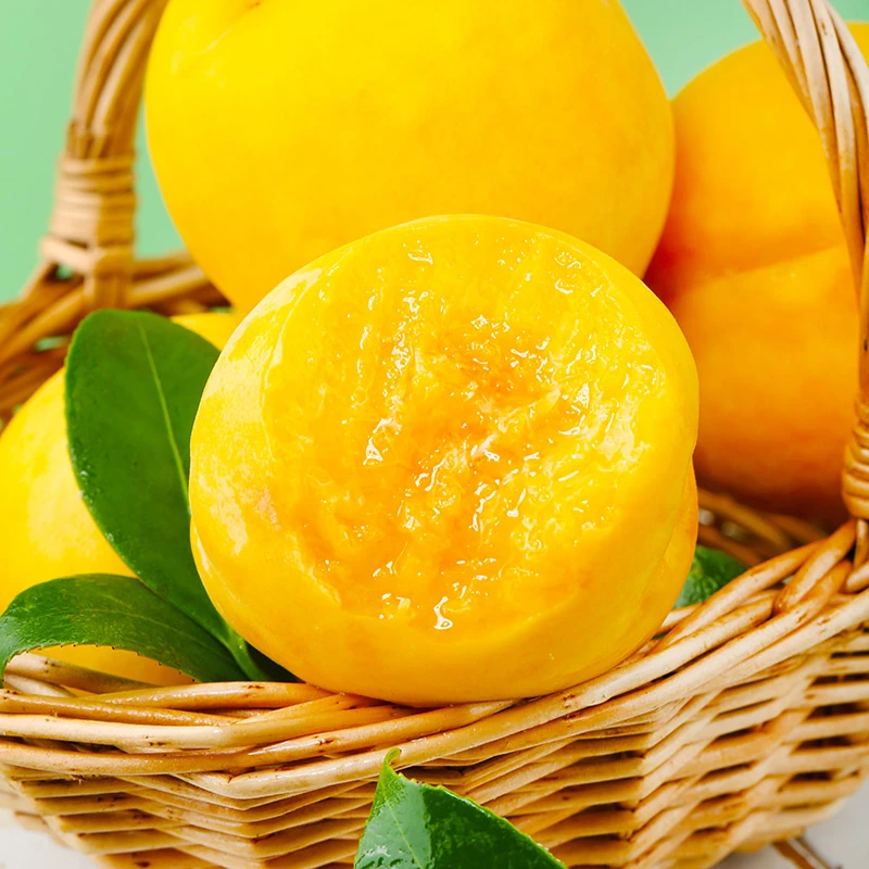 【脆黄毛桃】砀山黄桃10斤应当季时令孕妇新鲜水果甜软脆毛大桃子