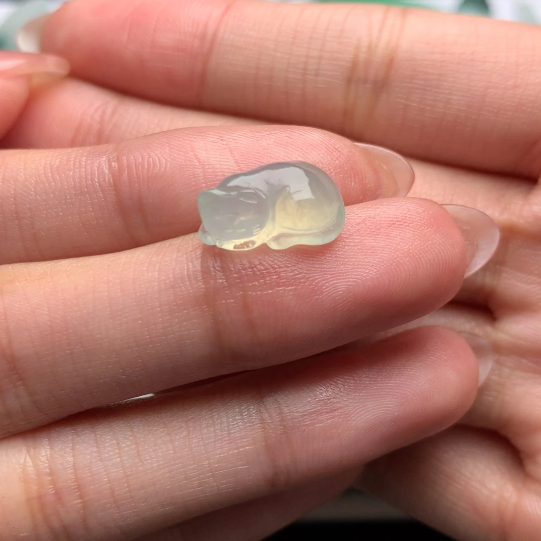 定制翡翠未镶嵌毛货