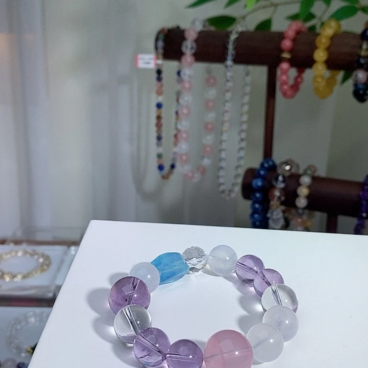 未镶嵌手链水晶多宝手链