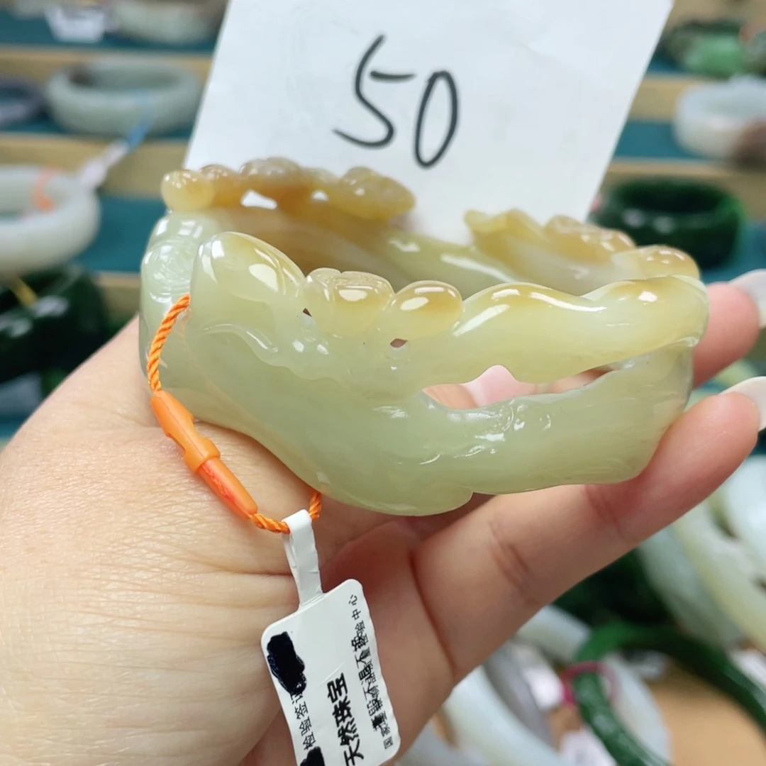 未镶嵌手镯和田玉圈口58