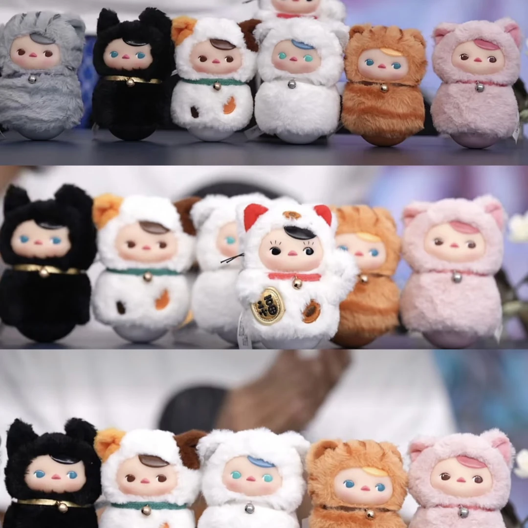 【主播代拆 拆盒不退】喵喵不倒翁搪胶系列盲盒