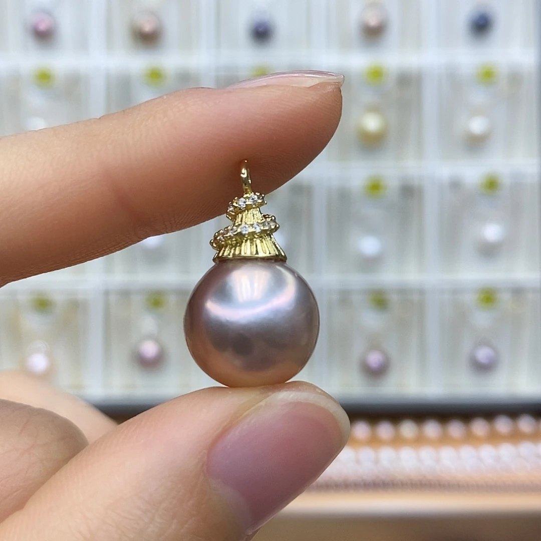 未镶嵌淡水珍珠吊坠(赠链)