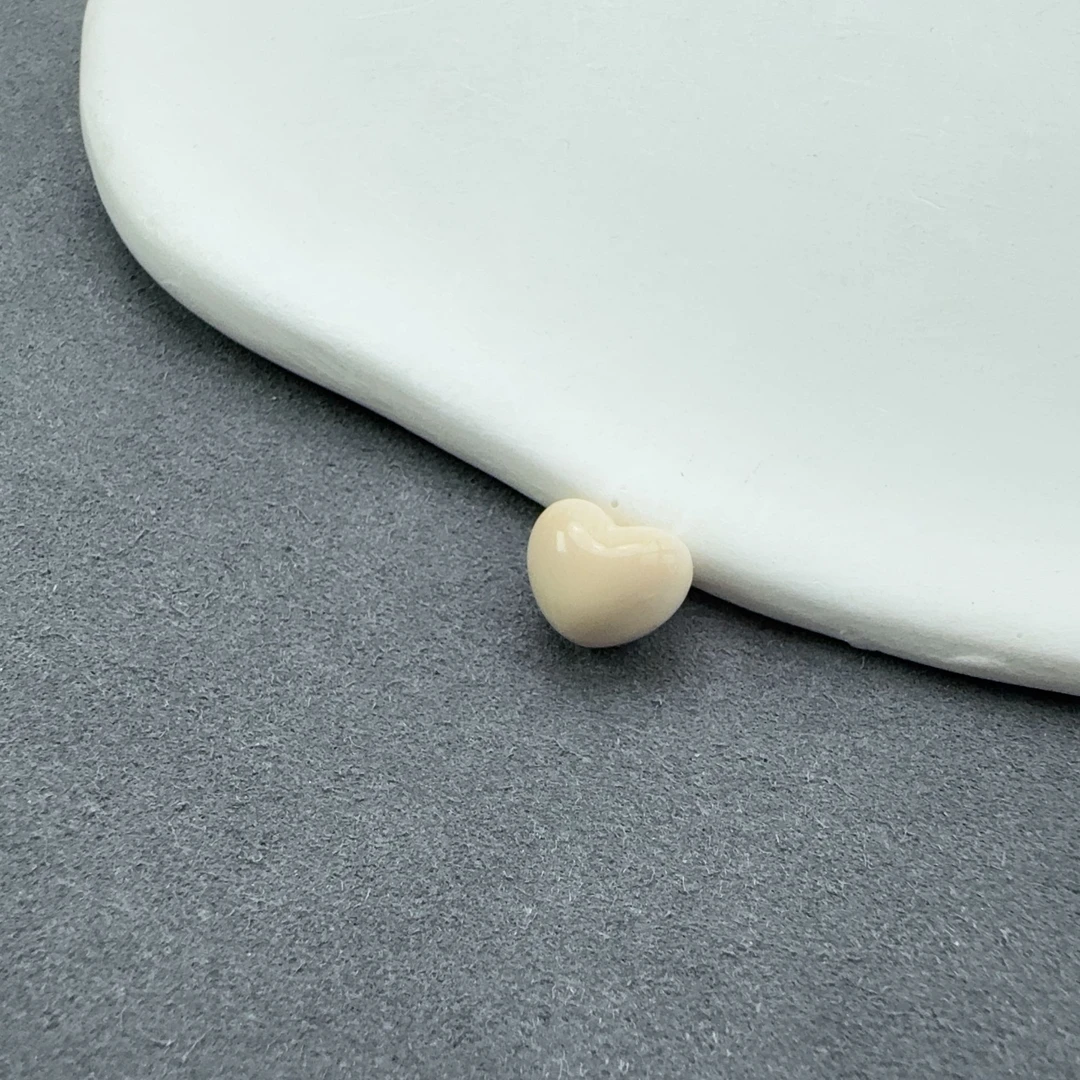 猛犸牙爱心配件天然