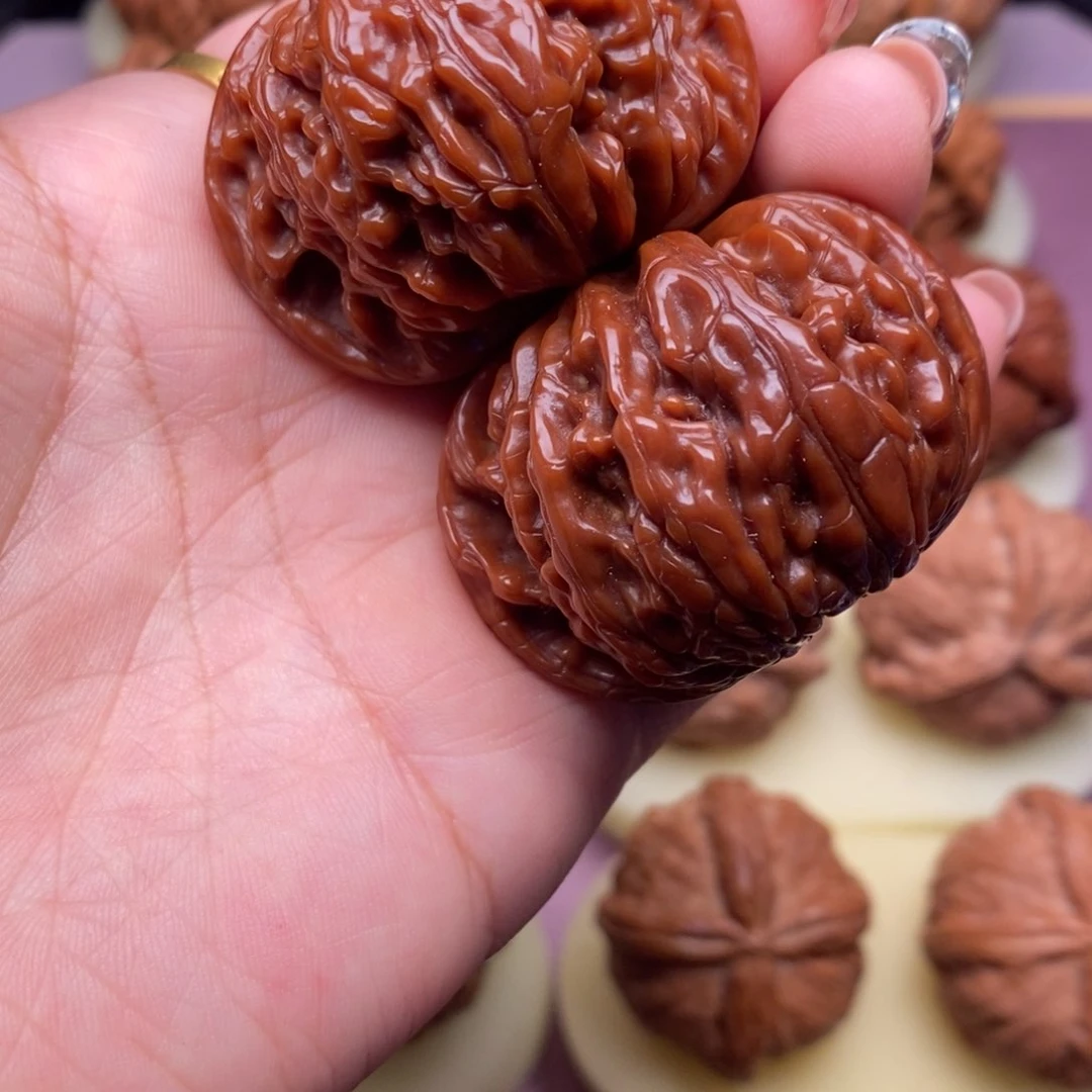 桃核把件磨盘46全品