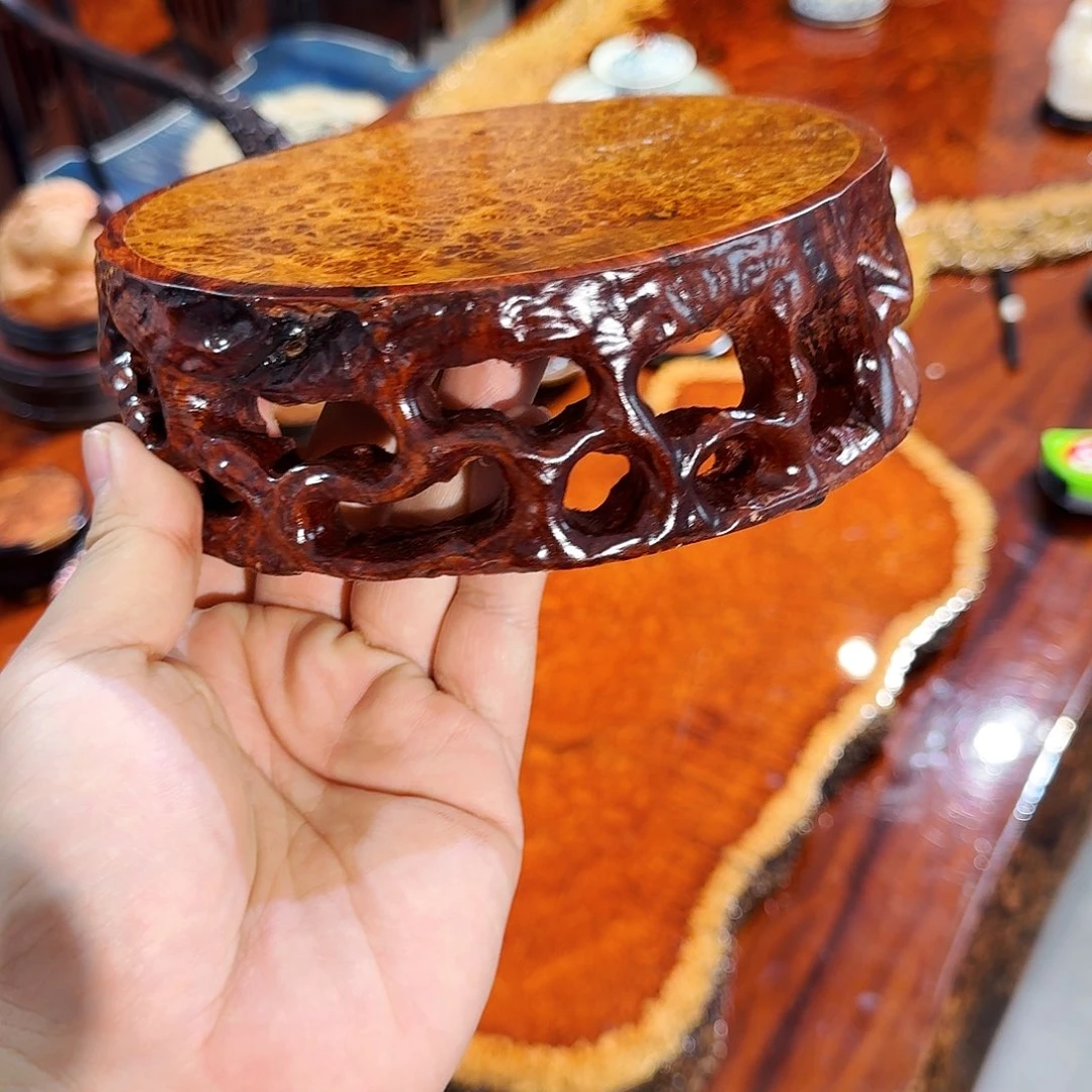 缅花雕花底座16-5:：：：：：：：