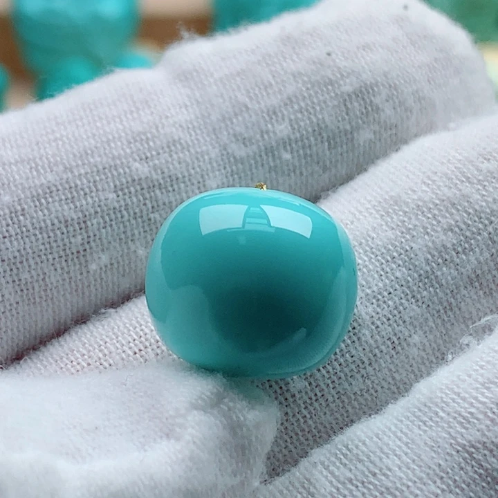 绿松石未镶嵌老型珠