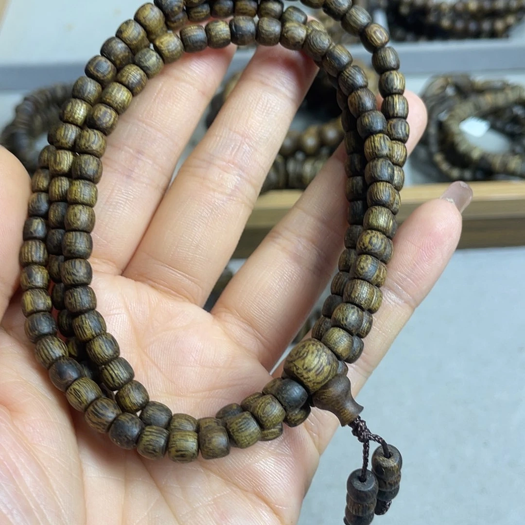 沉香沉香碎屑棋楠沉香老型多圈5mm花香蜜香