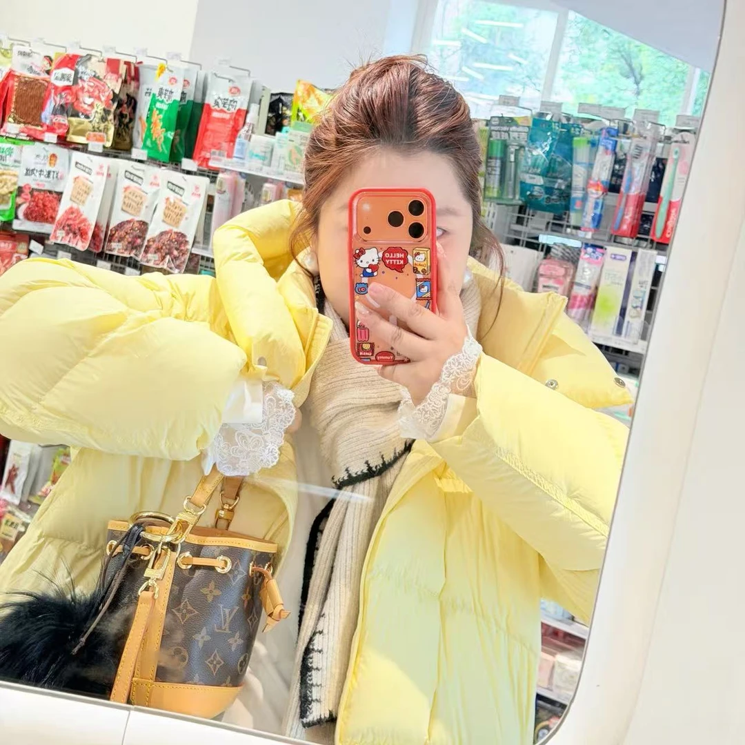 【冯七七】冬季新款贝贝连帽泡芙羽绒服