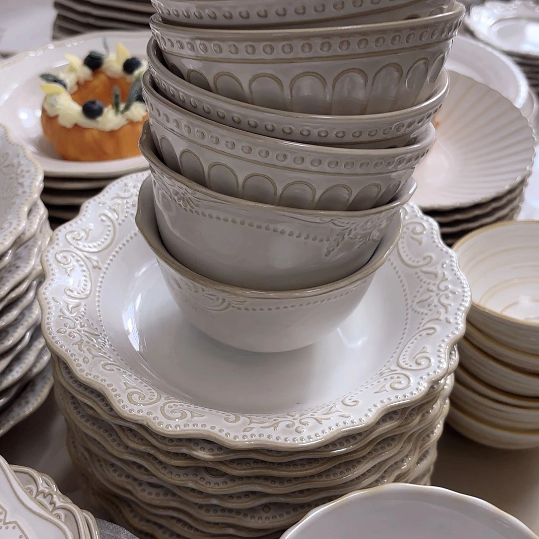 瓷片瑕疵特价陶瓷米饭碗