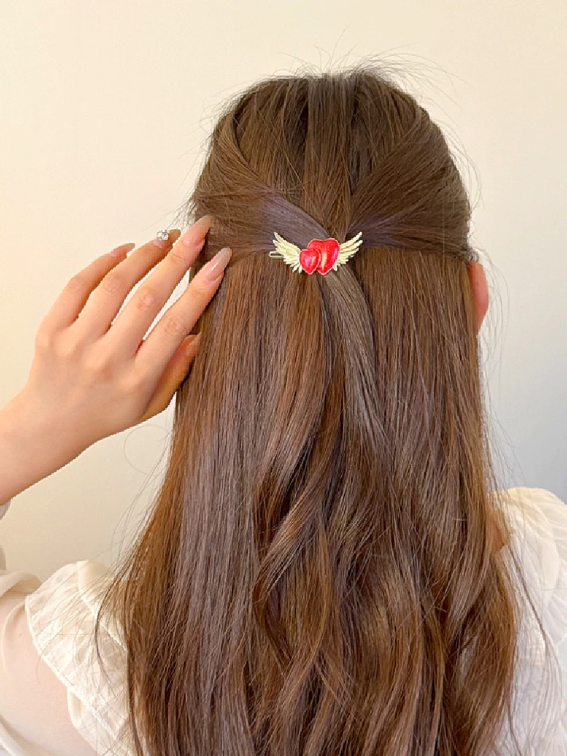 女抓夹可爱发卡一字夹发夹夹子边夹气质头饰网红烫发发饰香蕉夹