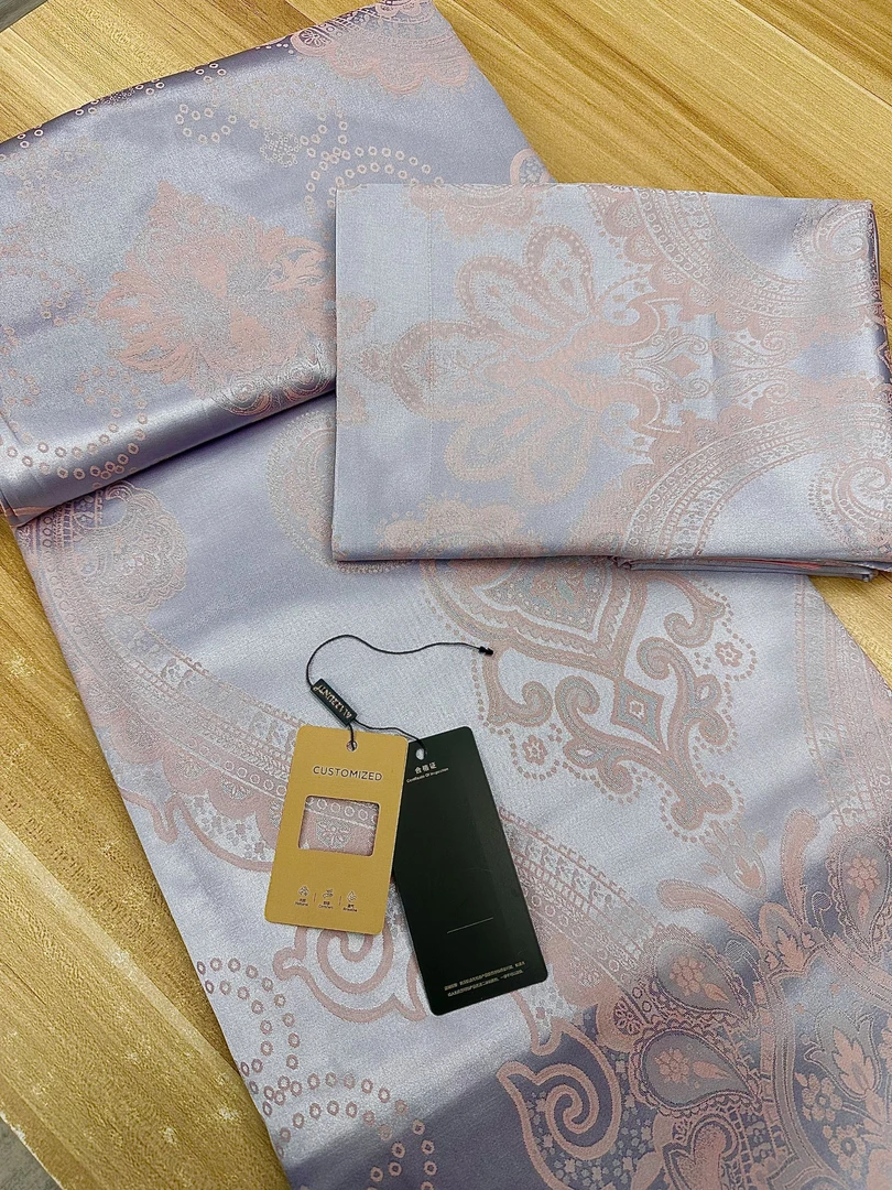 波尔多   轻奢全棉贡缎色织提花四件套透气亲肤四季款