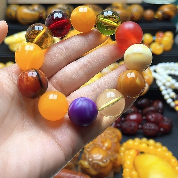 蜜蜡未镶嵌颈饰手串