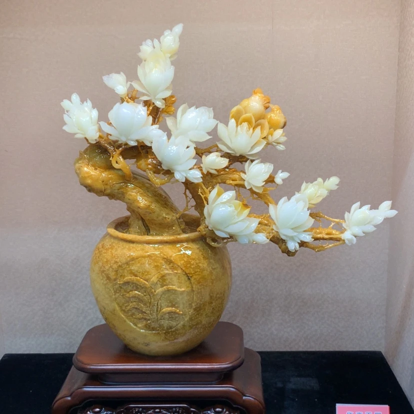 【闪购商品】未镶嵌蛇纹石玉摆件覆膜