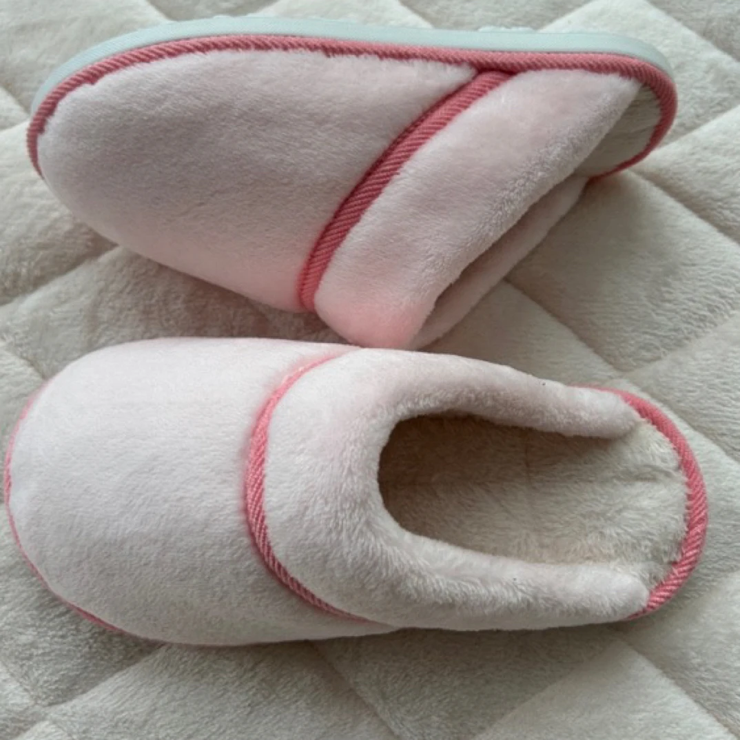 冬季夹棉手工拖鞋加绒加厚防滑耐磨不断底