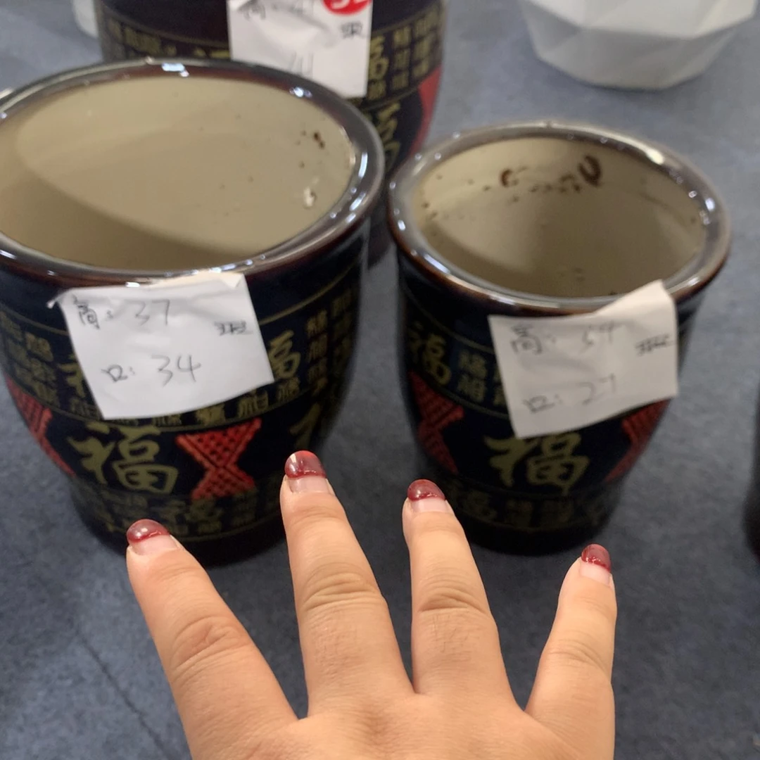 高温陶瓷花盆微瑕