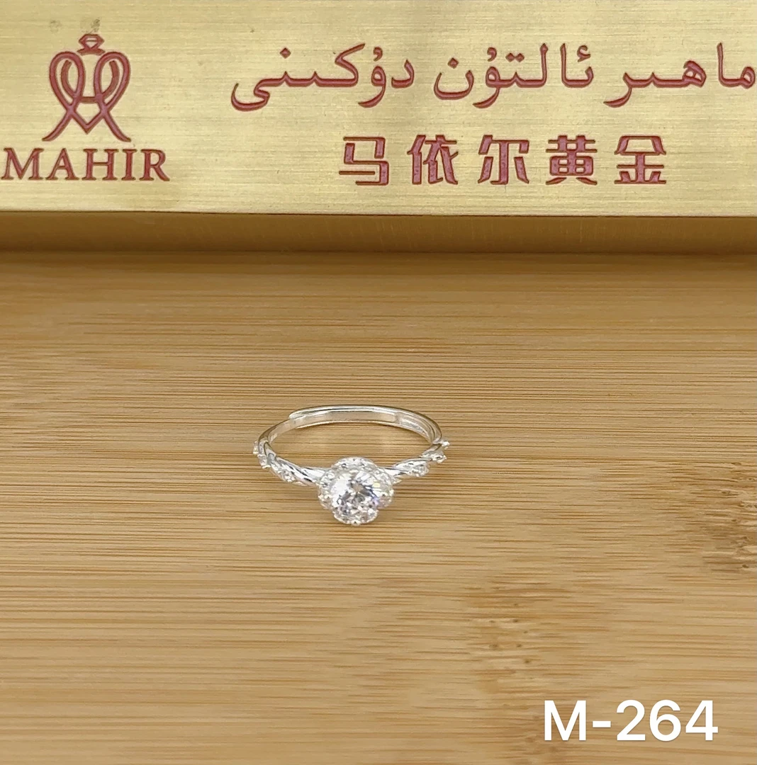 足银戒指 足银戒指 女款戒指 圈口可以调节 （186号）