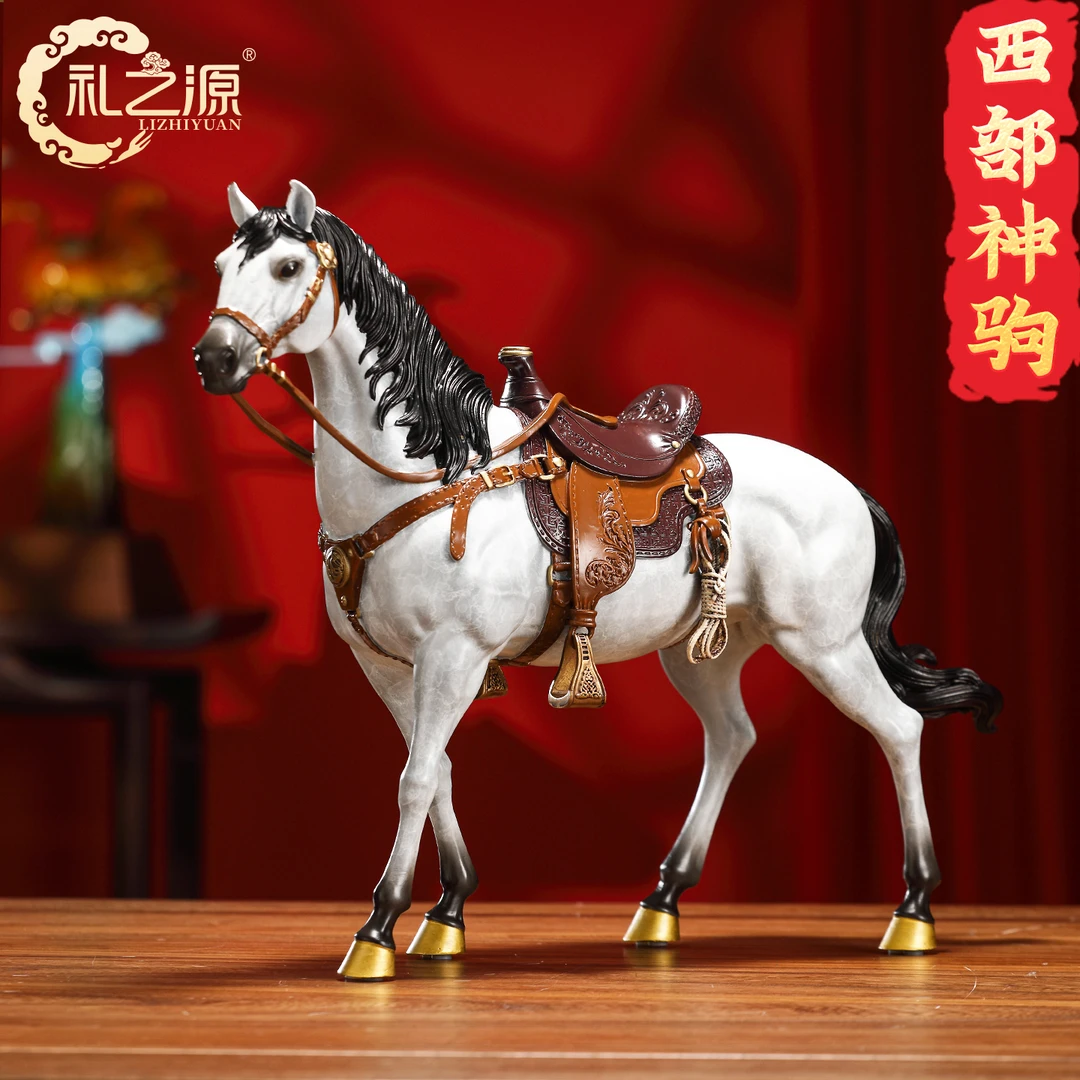 黄铜神驹骏马摆件家居办公室客厅桌面装饰品马到成功乔迁开业礼品