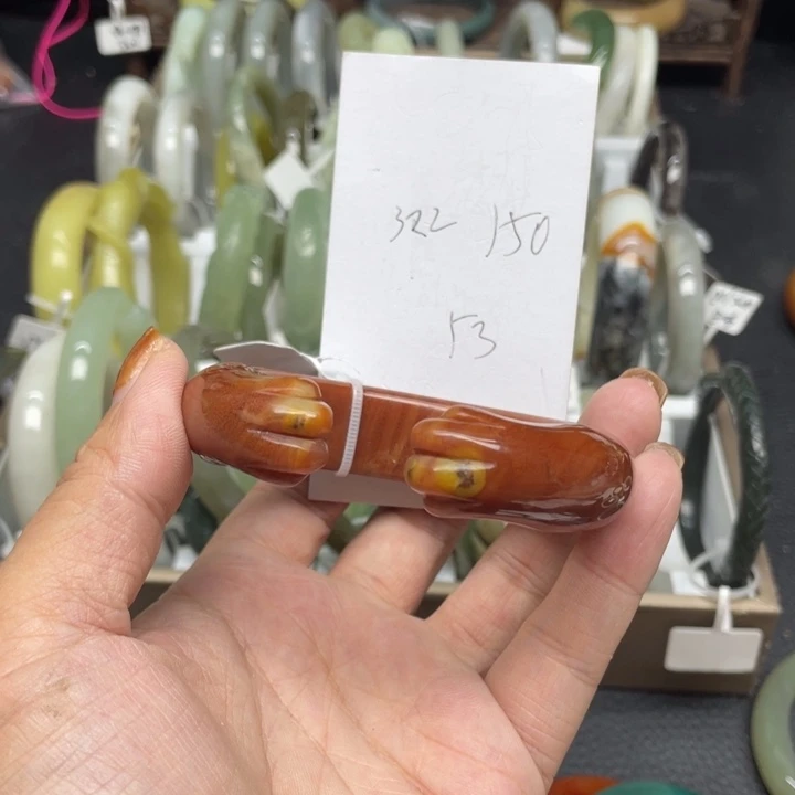 冰***蛇纹石玉未镶嵌手镯