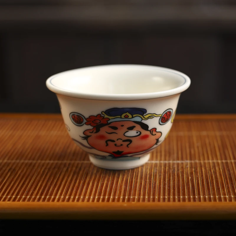 阿茶  阿茶  福䘵寿喜财34号杯子（Q6005）