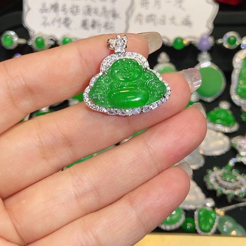【闪购商品】颈饰未镶嵌翡翠天然翡翠