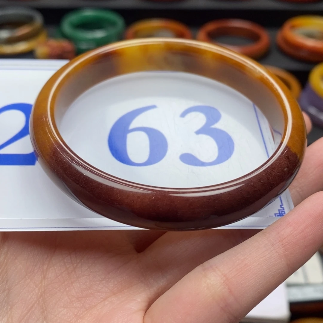 石英质玉（黄龙玉）手镯未镶嵌?*爱