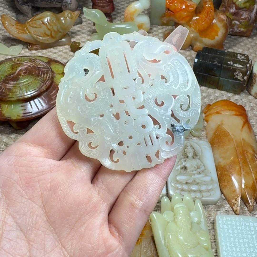 吊坠白玉菩提挂件