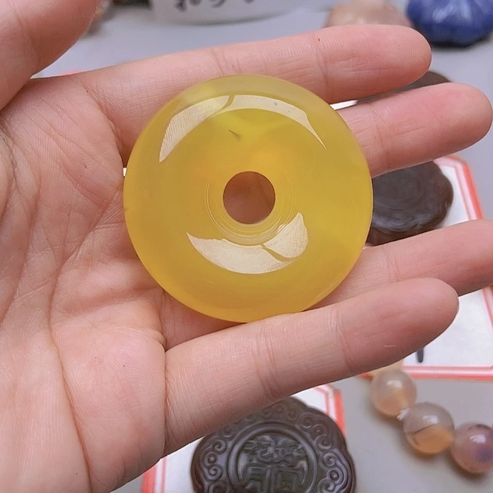 【闪购商品】未镶嵌玛瑙/玉髓珠宝半成品大**点