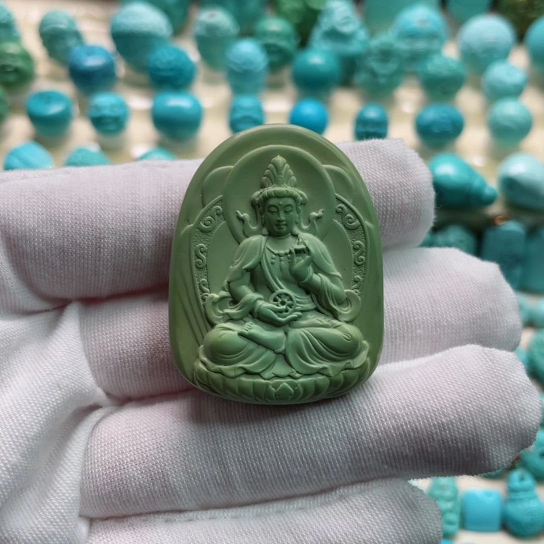 绿松石珠宝奇石未镶嵌