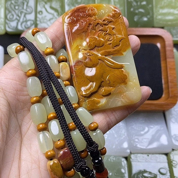 石材昆仑山料一套