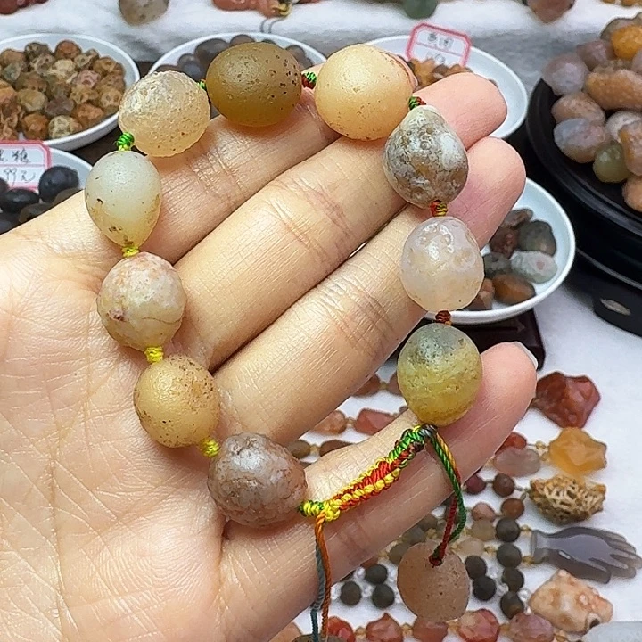 玛瑙/玉髓手链未镶嵌