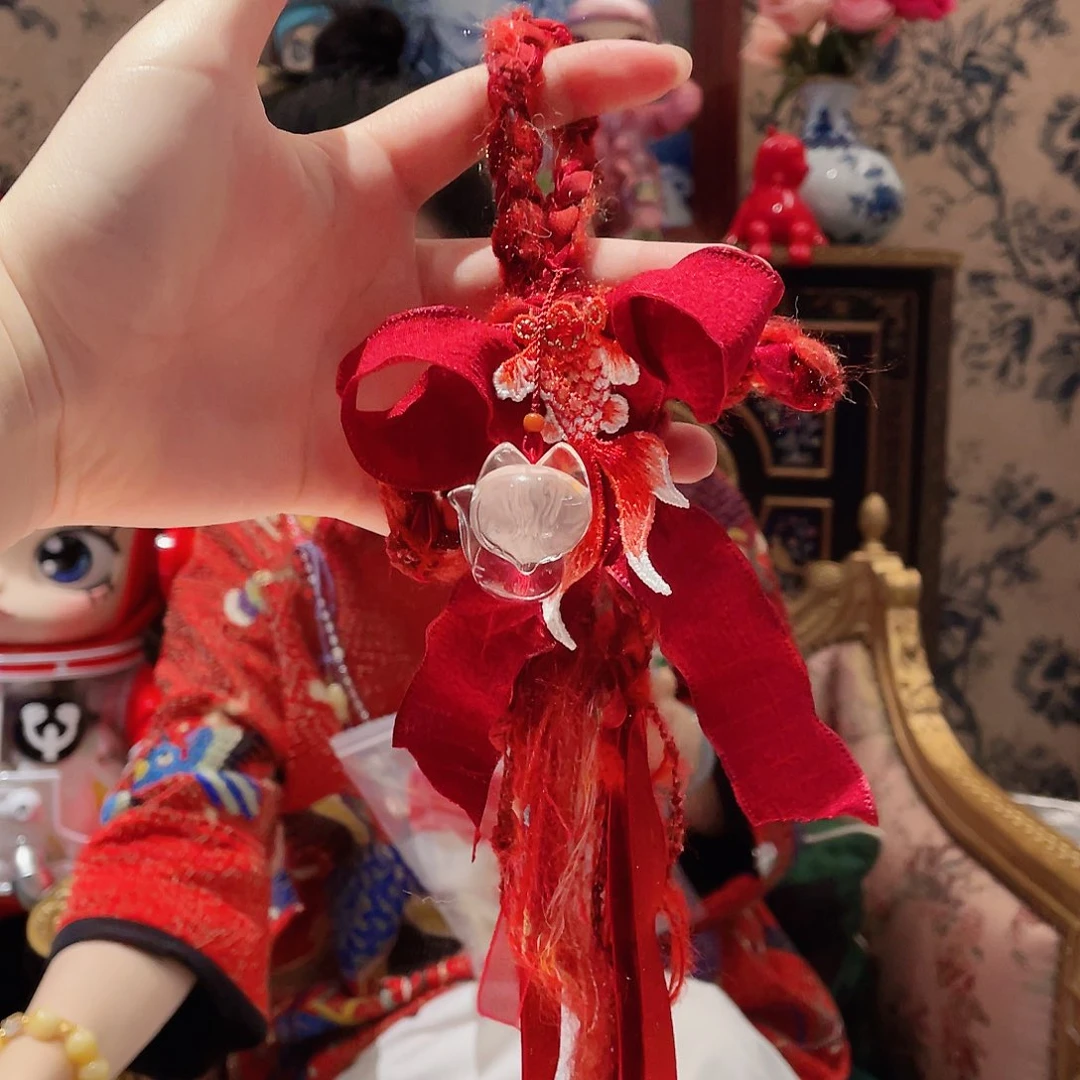 水晶颈饰未镶嵌粉***?挂件