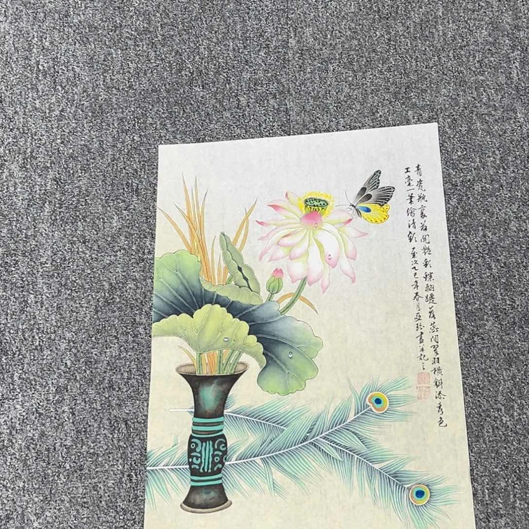 国画卖字画的小老板