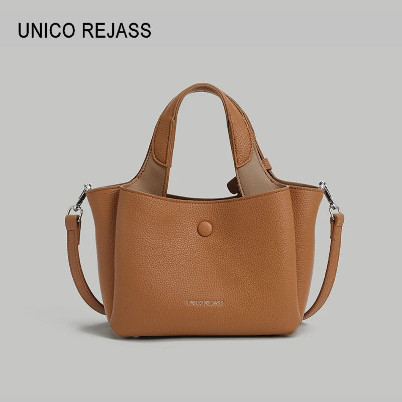 【FU】2025春季新款手提包高级感单肩斜跨包通勤菜篮子女包 8018