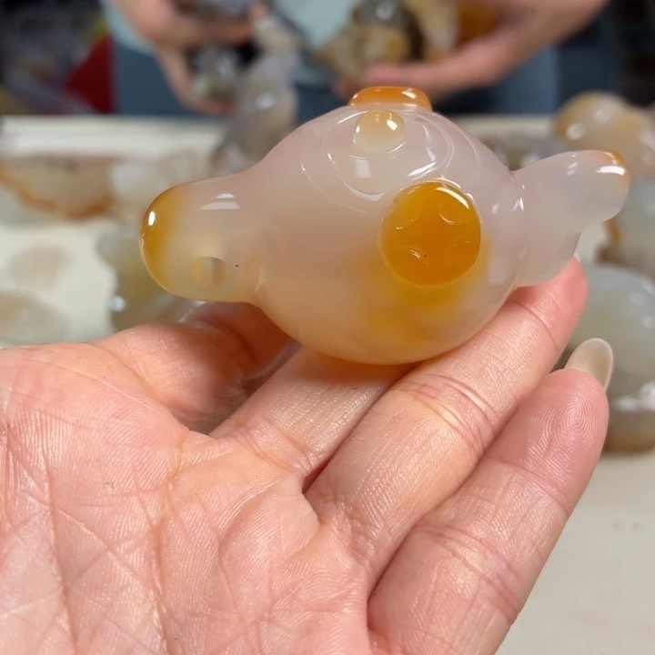 玛瑙/玉髓未镶嵌吊坠(不含链)