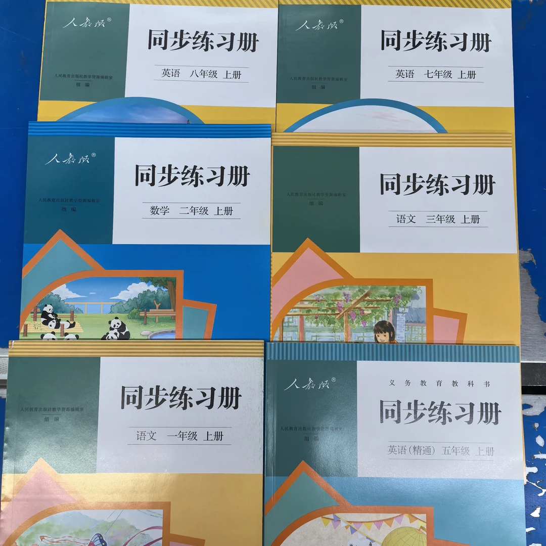 25秋上册小学初中同步练习册同步小册子语数英新疆专版