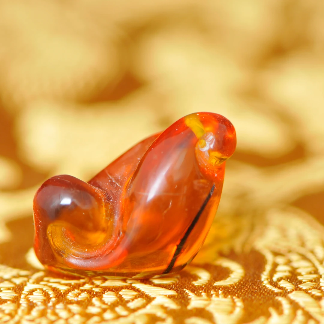 琥珀如意小坠 P1067