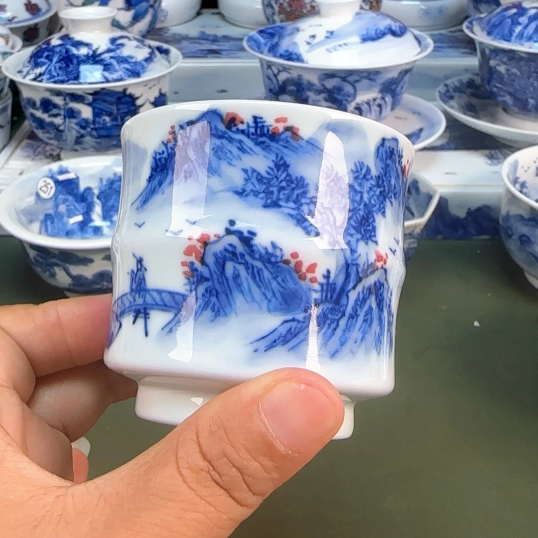 景德镇纯手绘茶具圆圆263