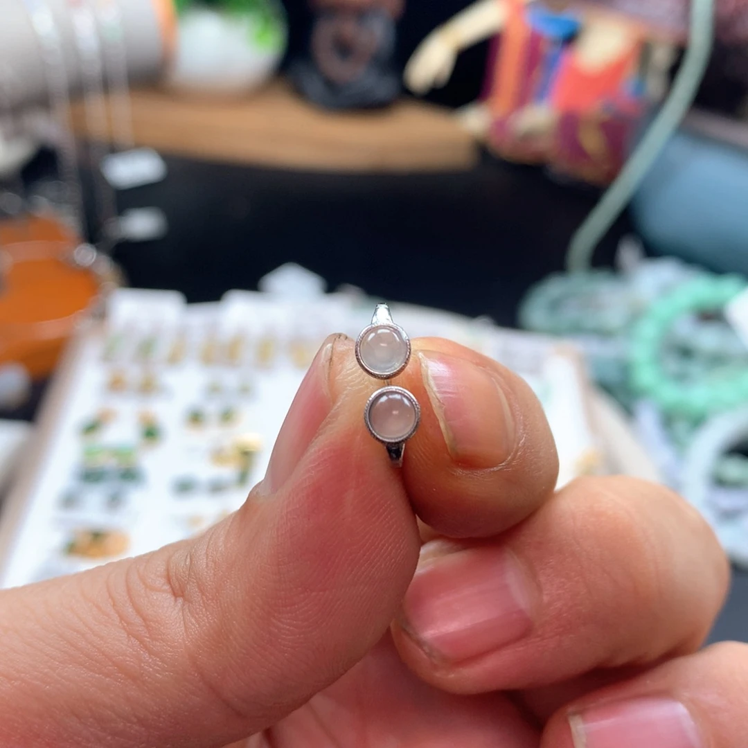 颈饰银S925镶嵌翡翠