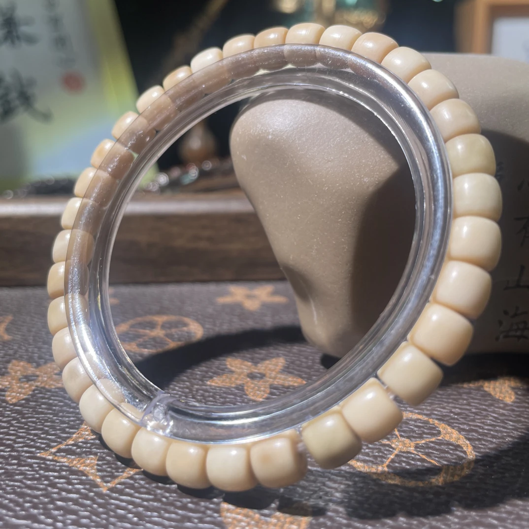 龙脊菩提 直切 小青龙7*6规格手串 有钥匙孔 略有缩尺