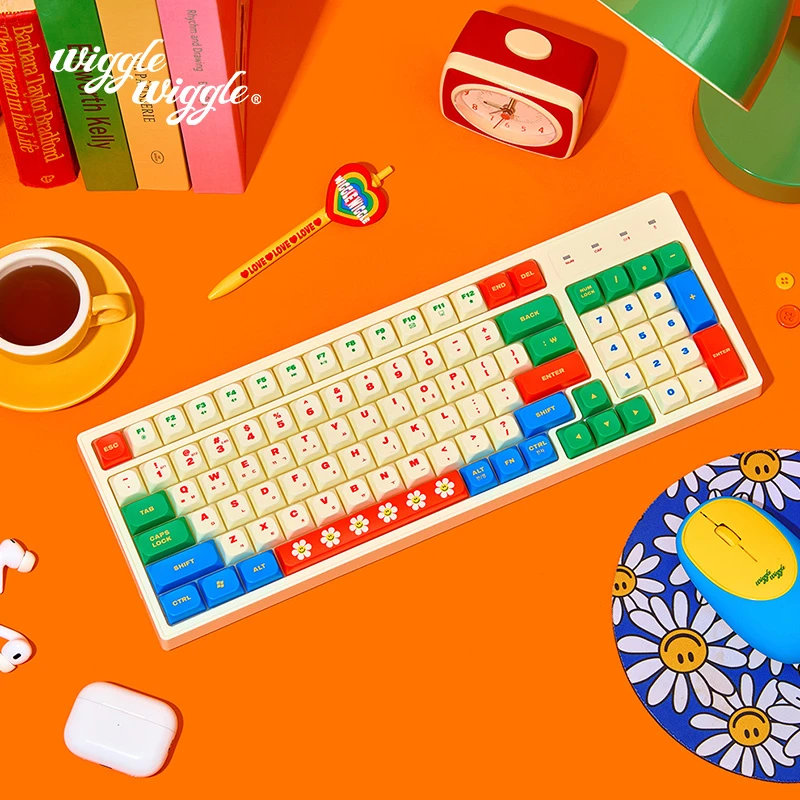 wigglewiggle打字键盘时尚笔记本电脑办公家用女生新款无线
