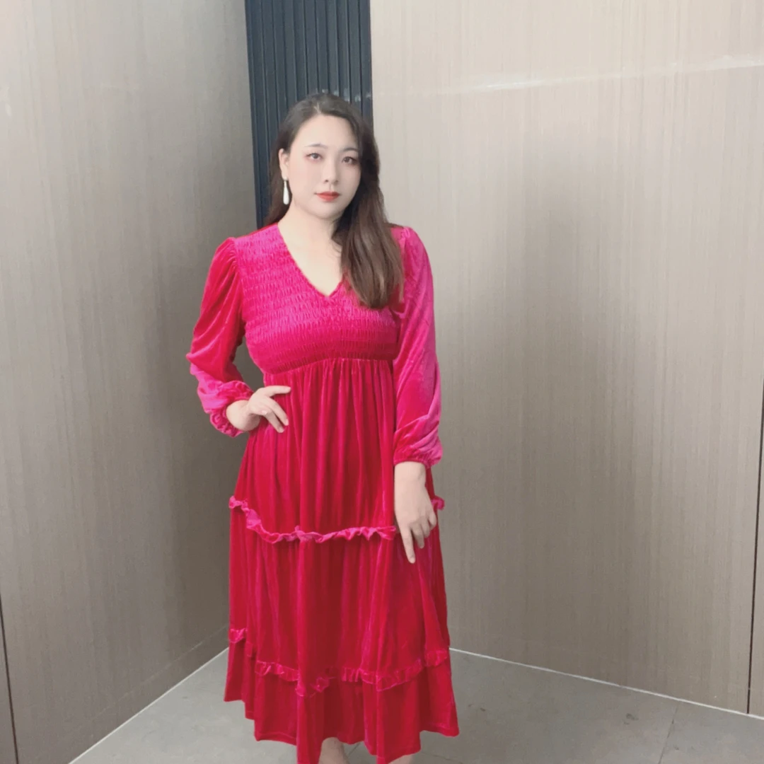 最新【海燕7777】长裙秋季常规高腰拖尾裙子连衣裙夏季中长款