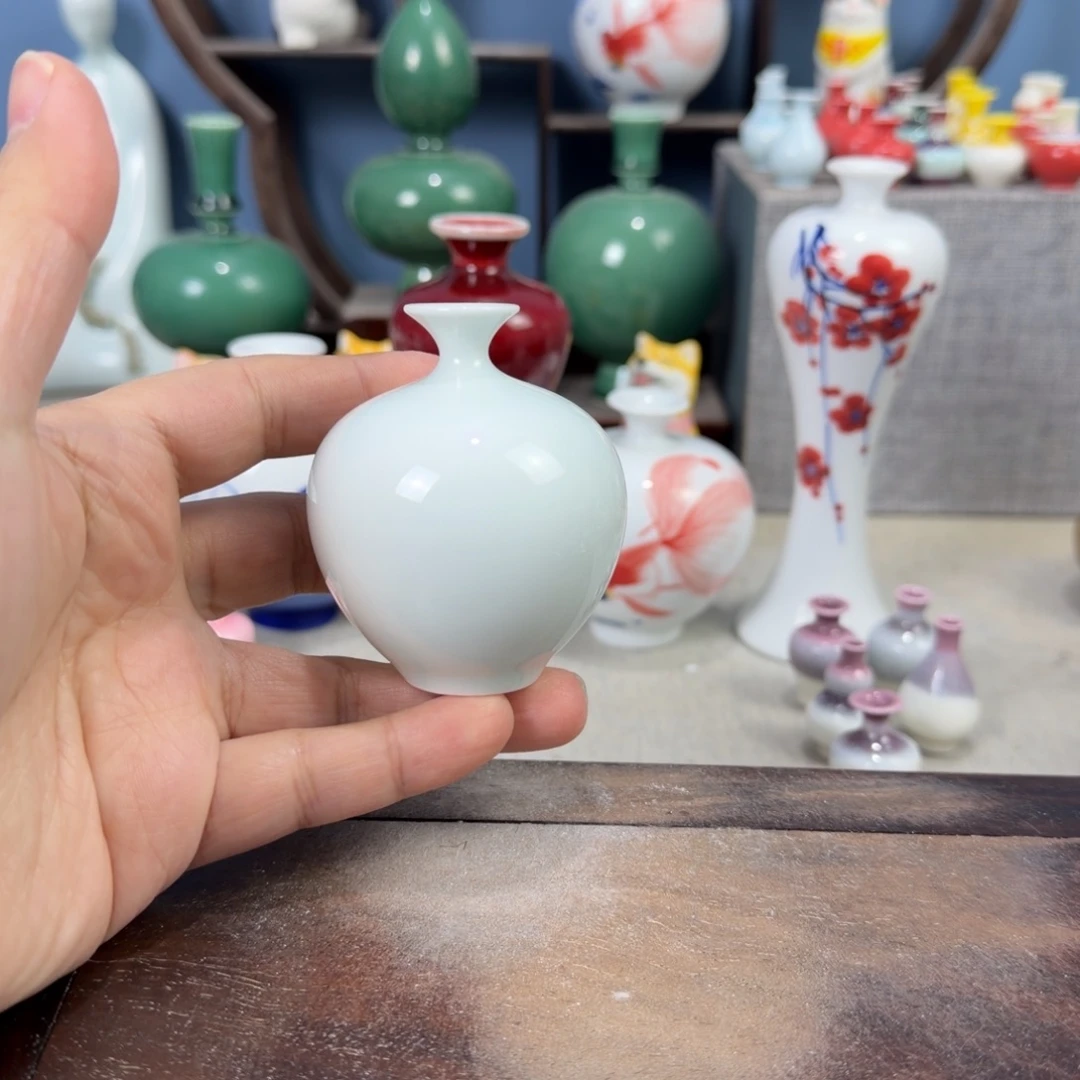 陶瓷手工小花器摆件