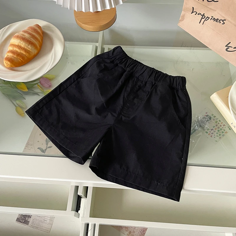 【橘止皮】XK251372夏季新款儿童休闲裤女童短裤女宝裤子百搭