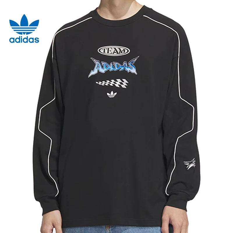 【法雅体育】adidas阿迪达斯三叶草男子运动休闲长袖T恤JM8037