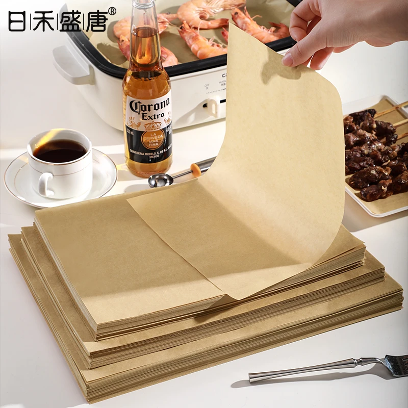 防油纸垫烘焙油炸小吃披萨烧烤三明治用餐盘面包吸油纸食品用