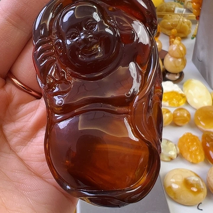 蜜蜡颈饰未镶嵌蜜蜡